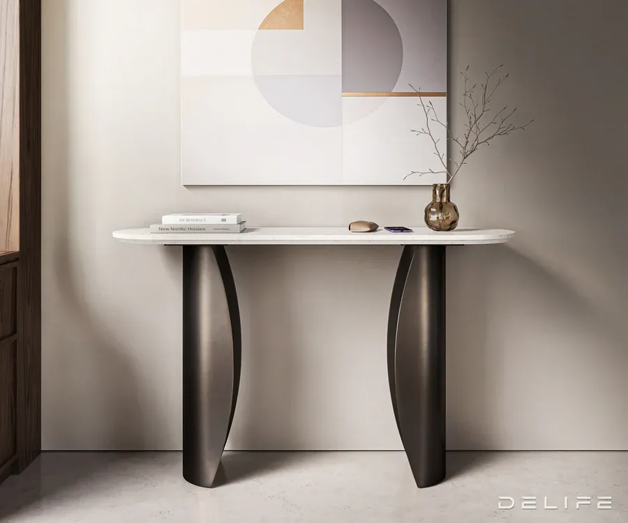 konzola solena 135x40cm, materijal: mramor - slika 2