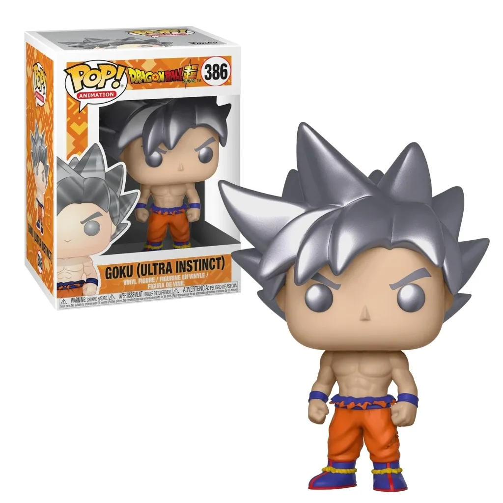 funko pop! animation: dragon ball super – goku (ultra instinct) #386 - slika 3