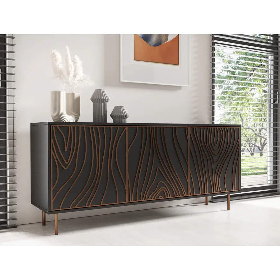 komoda tivaro 164.5x42cm, materijal: laminirana ploča - slika 2
