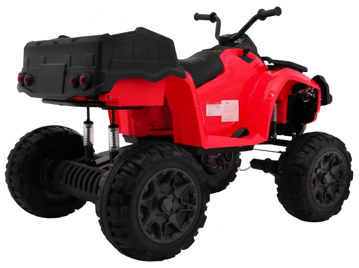 quad na akumulator all-terrain 4 x 4 - crveni - slika 5