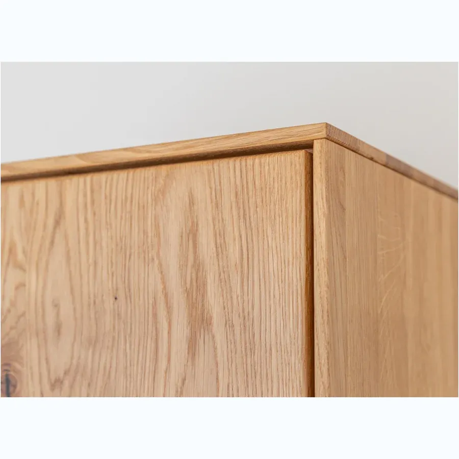 vitrina collodi 43x205cm, materijal: masivno drvo hrast - slika 5