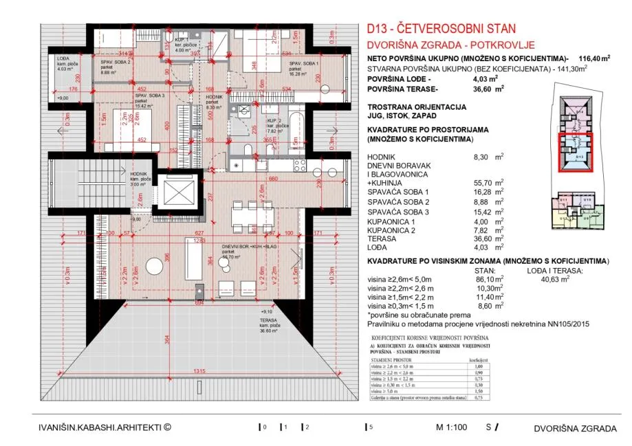 stan: zagreb (donji grad),kvatrić, četverosobni 141,30 m2, novogradnja - slika 12