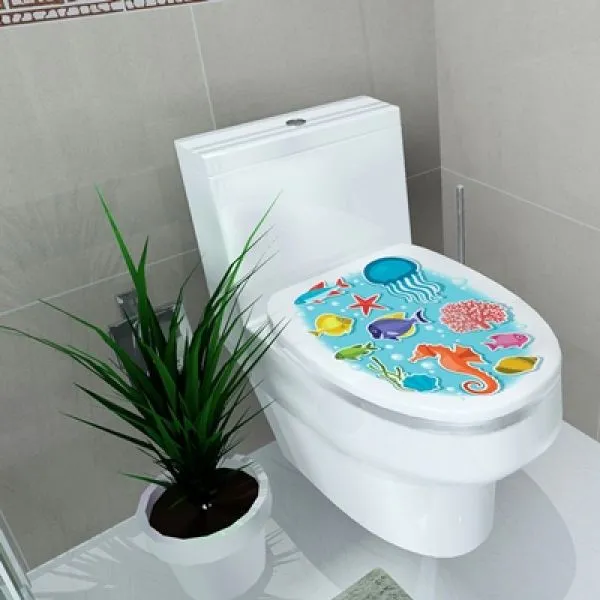 novi dizajn za zabavnu kupaonicu - dekorativna naljepnica za wc dasku - slika 3