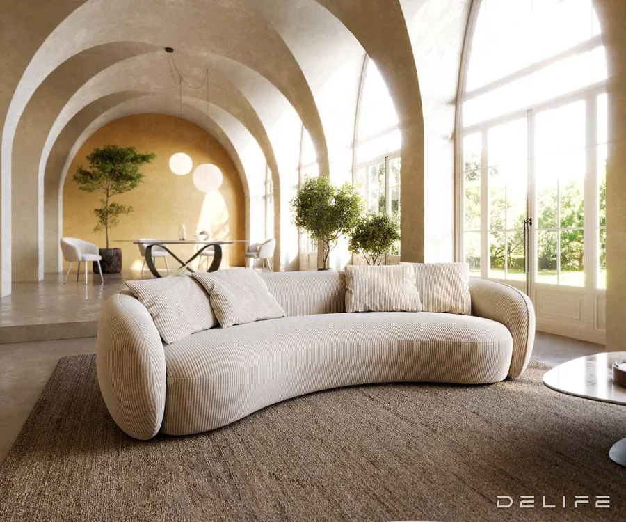 Sofa Larna 260x125cm, Materijal: Rebrasta tkanina - Čakovec