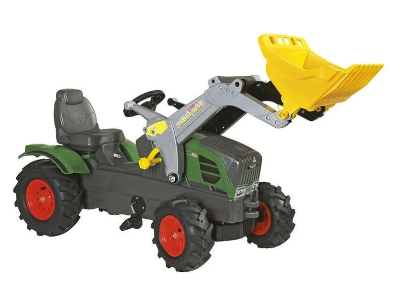 rolly toys traktor na pedale fendt 211 vario + utovarivač - slika 2