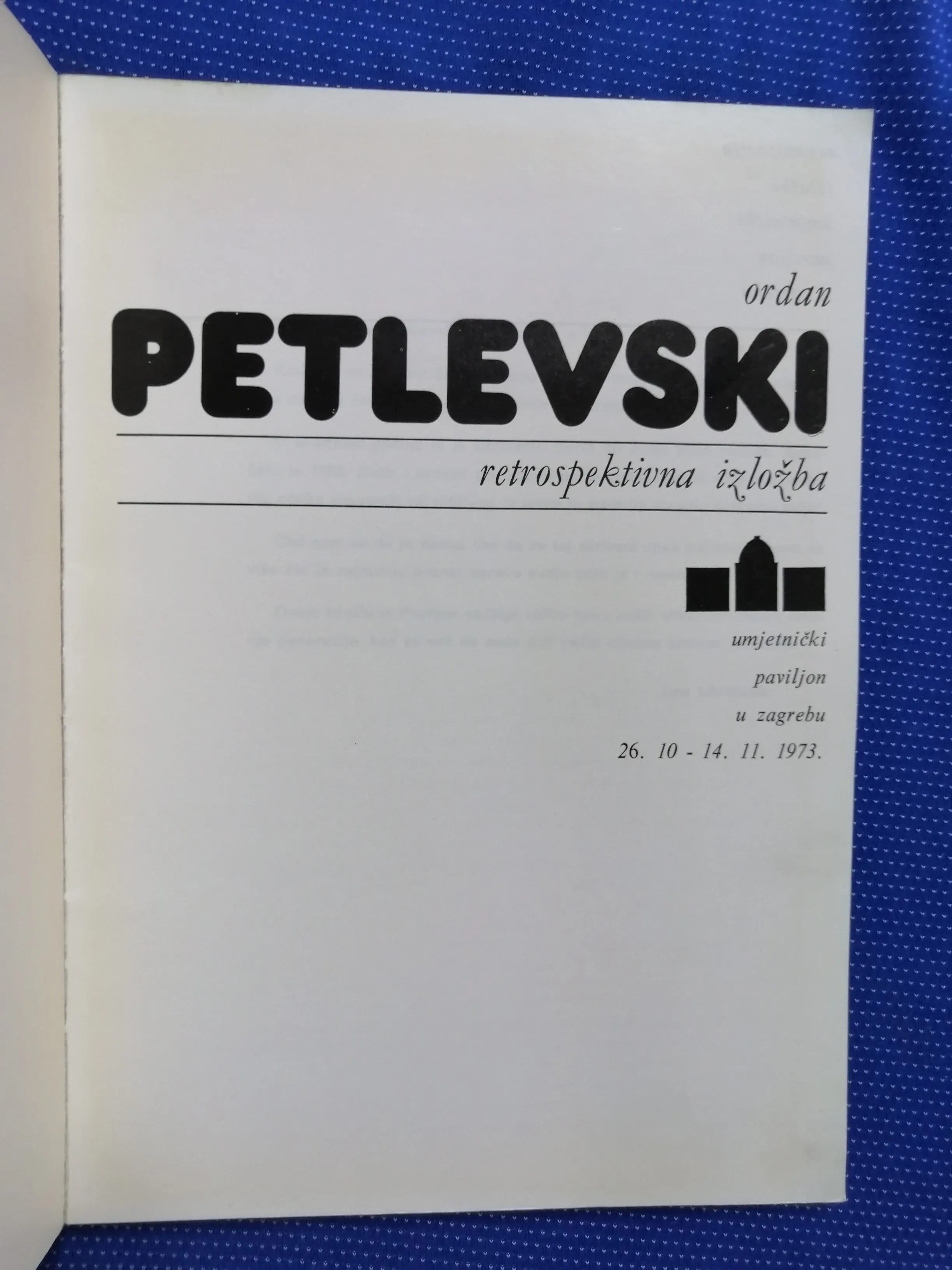 ordan petlevski : retrospektivna izložba - slika 2