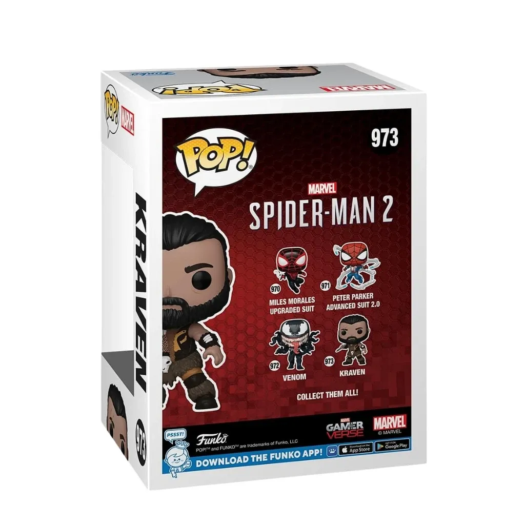 funko pop! marvel: spider-man 2 – kraven #973 - slika 2