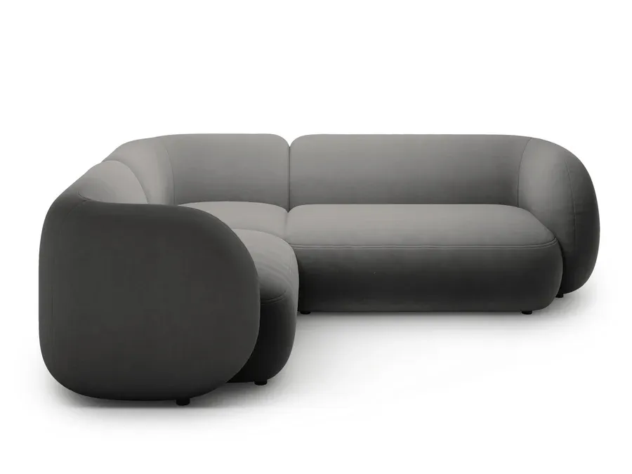 kutna garnitura kate, 252x220cm, materijal: baršun - slika 2