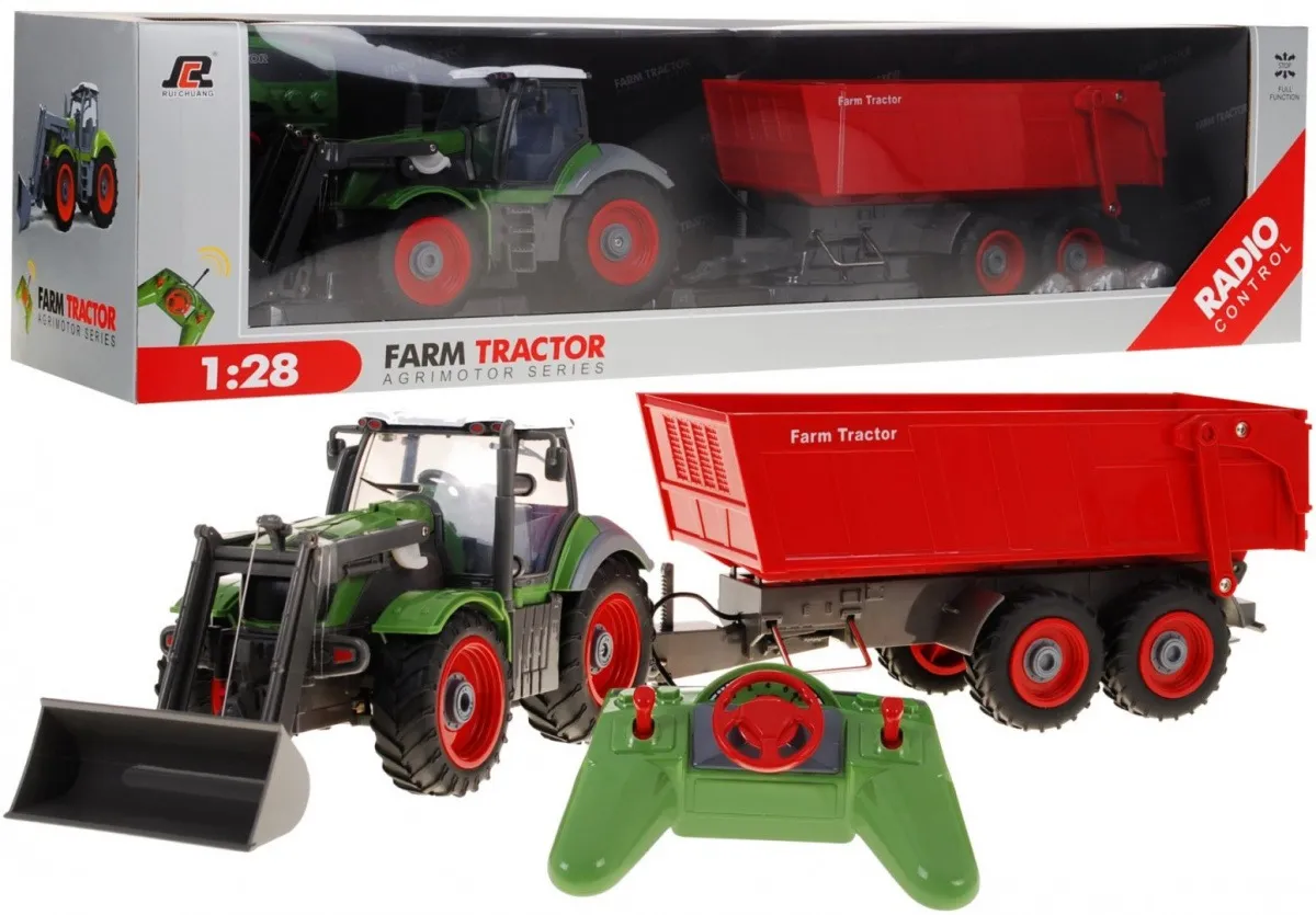 Tractor Green Trailer Red - Mursko Središće