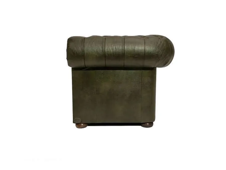 chesterfield dvosjed first class leather | 2-sjedišta | moss green - slika 2
