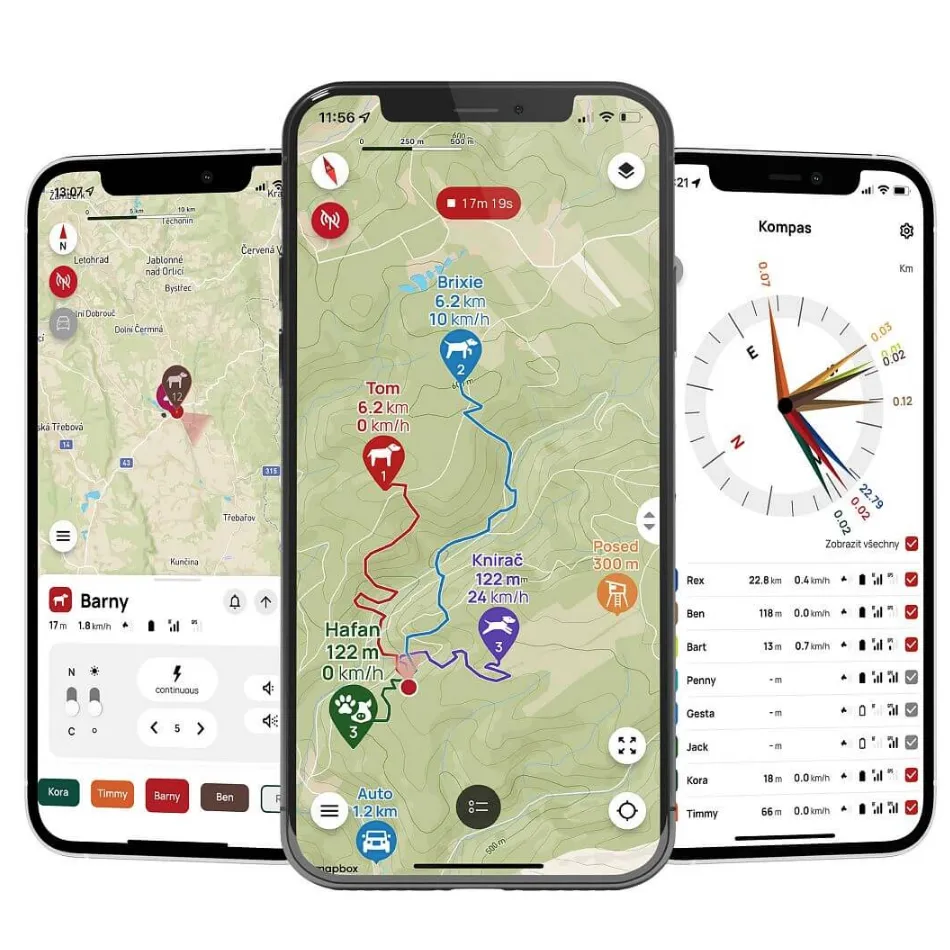 d-gps navigacija za pse dog trace - dodatna ogrlica x30t - slika 5