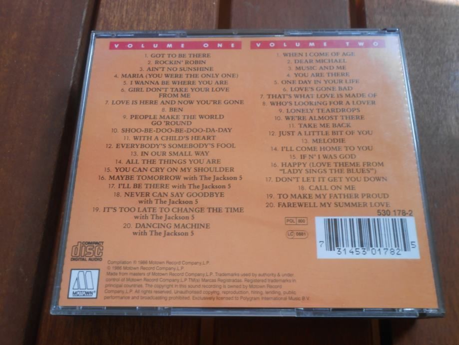 michael jackson - anthology 2cd - slika 2