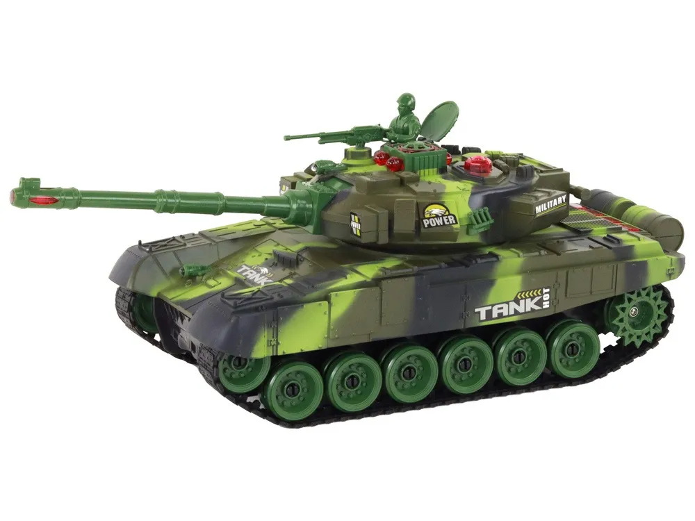 remote controlled fighting tanks set war tank rc battle infrared - slika 5