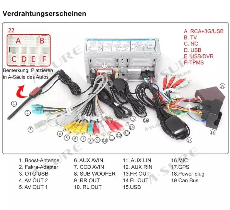 audi tt 2006 - 2014 original android 2din radio parking kamera - slika 5