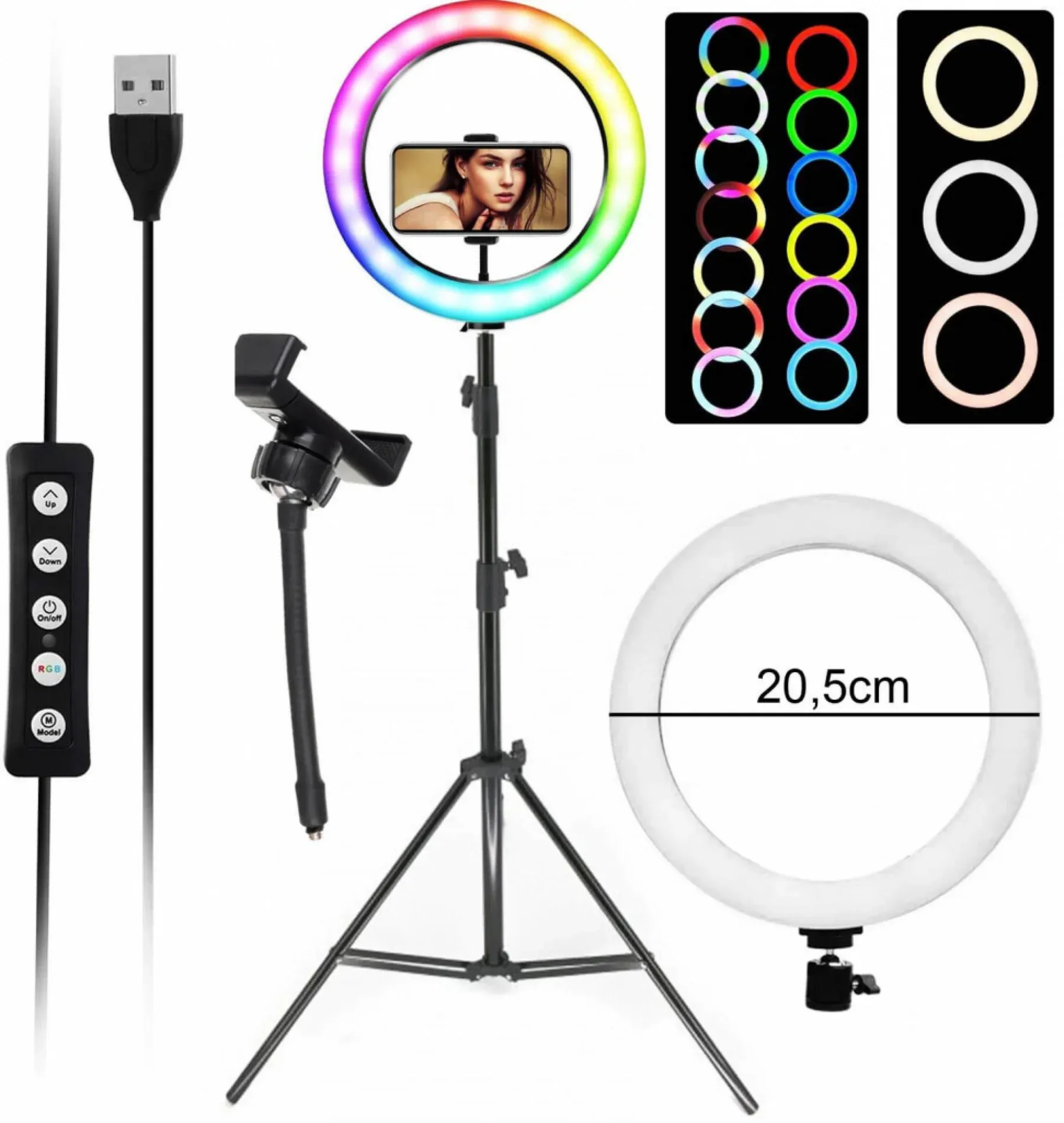 foto led prsten + gratis stalak - slika 6