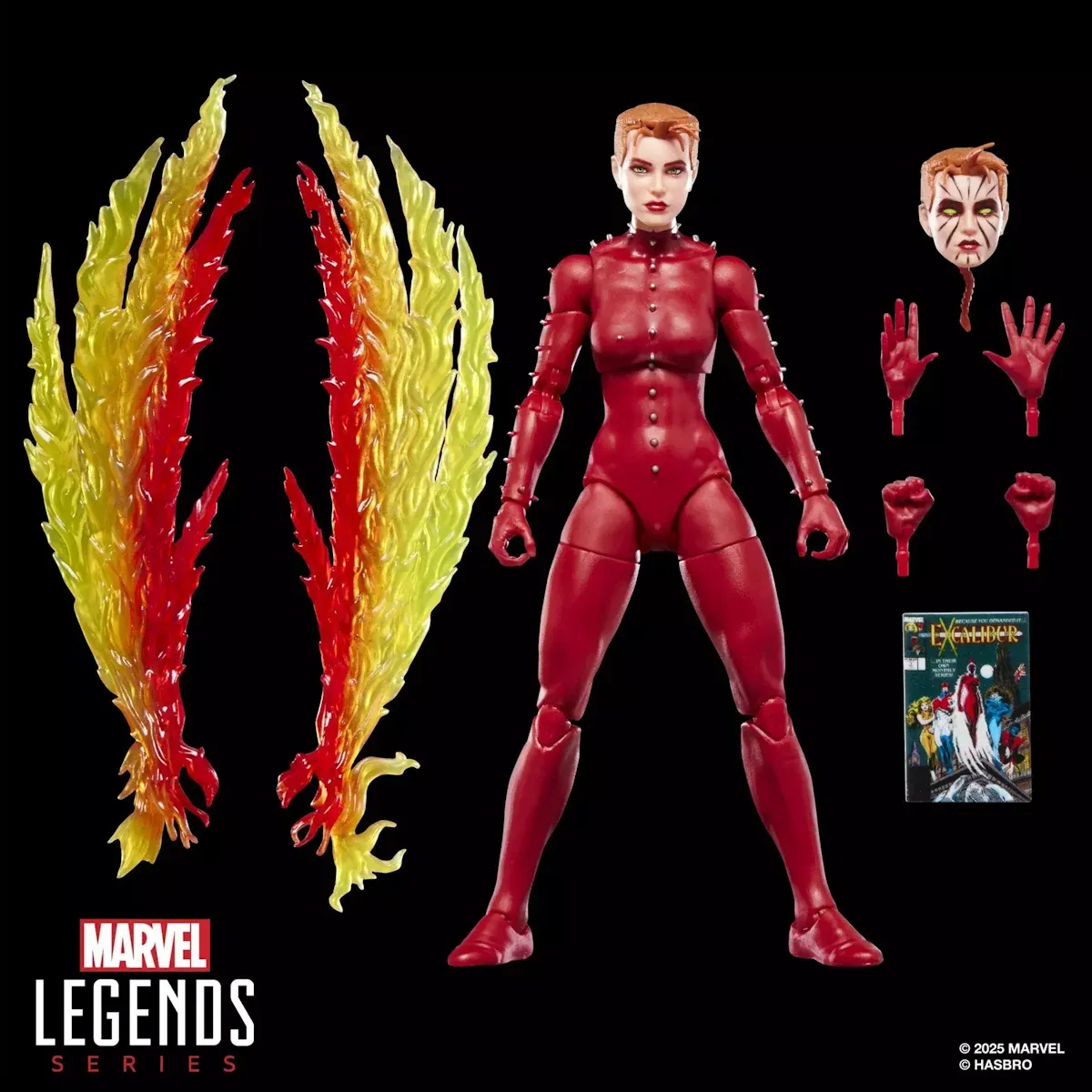 marvel legends series: phoenix (rachel summers) figura, 15cm - slika 8