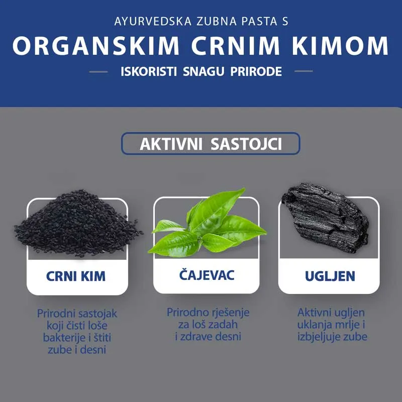 pasta za zube sa crnim kuminom (bez fluora) - slika 3