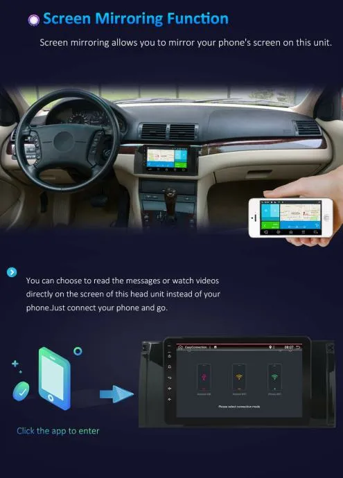 bmw e39 m5 original android 10.0 + parking kamera - slika 2