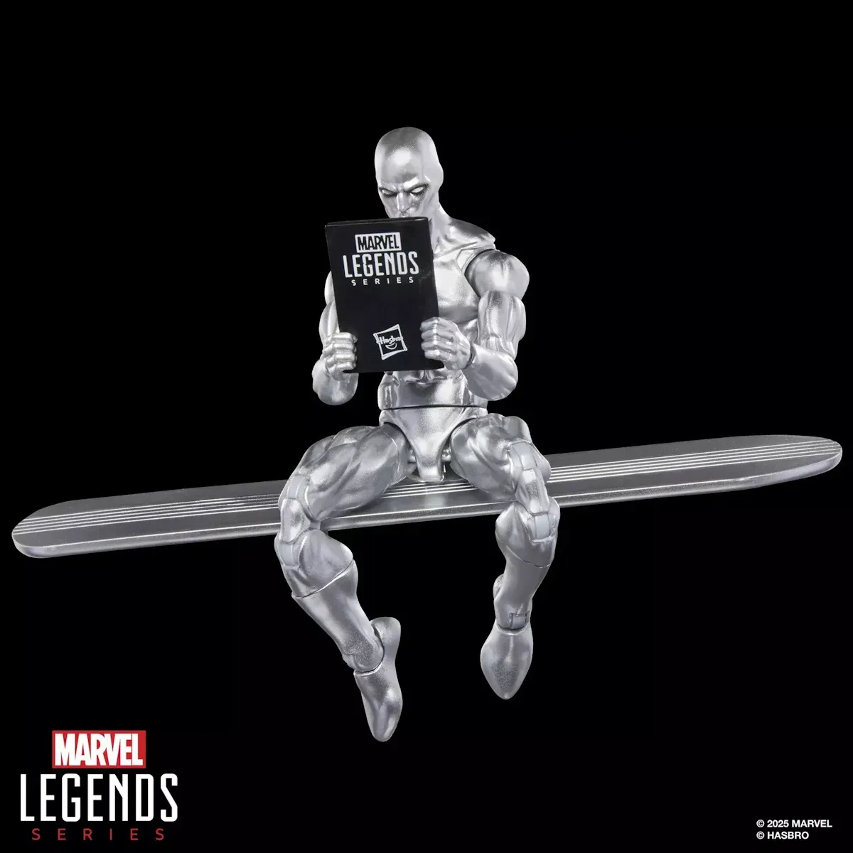 marvel legends series: silver surfer figura, 15cm - slika 3