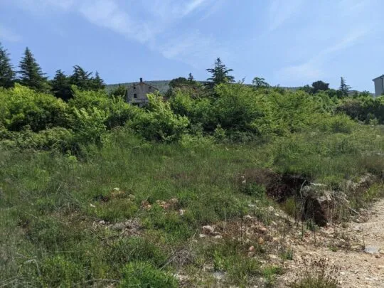 labin, zemljište s građevinskom dozvolom, pogled na more 555 m2 - slika 3