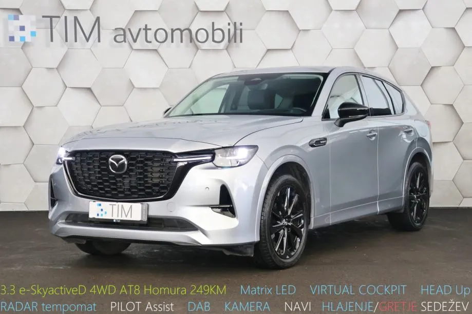 Mazda CX-60 3.3 e-Skyactive D 4WD AT8 Homura 249KS MATRIX - Ljubljana