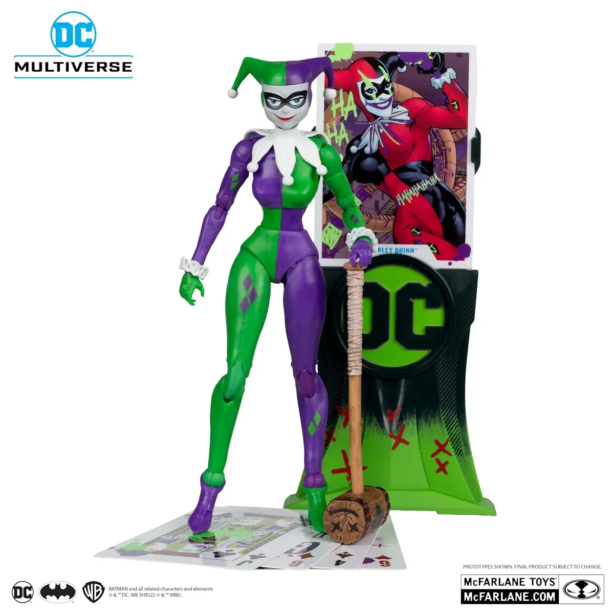 mcfarlane gold label – harley quinn (jokerized) figura, 18cm - slika 2