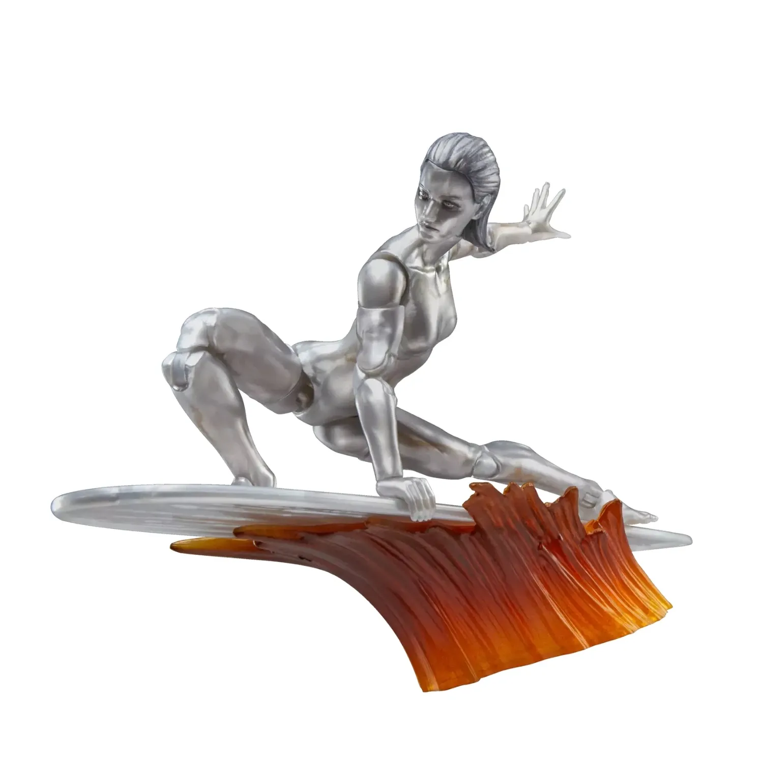 marvel legends series: the fantastic 4 – silver surfer figura, 15cm - slika 5