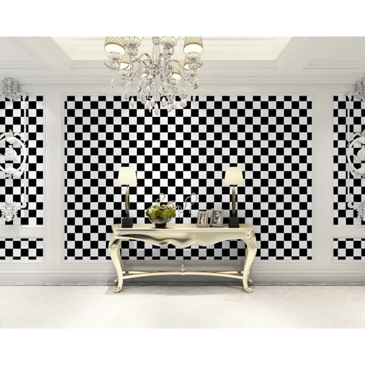 samoljepljiva vodootporna tapeta - mozaik pozadina - 10 metara - slika 15