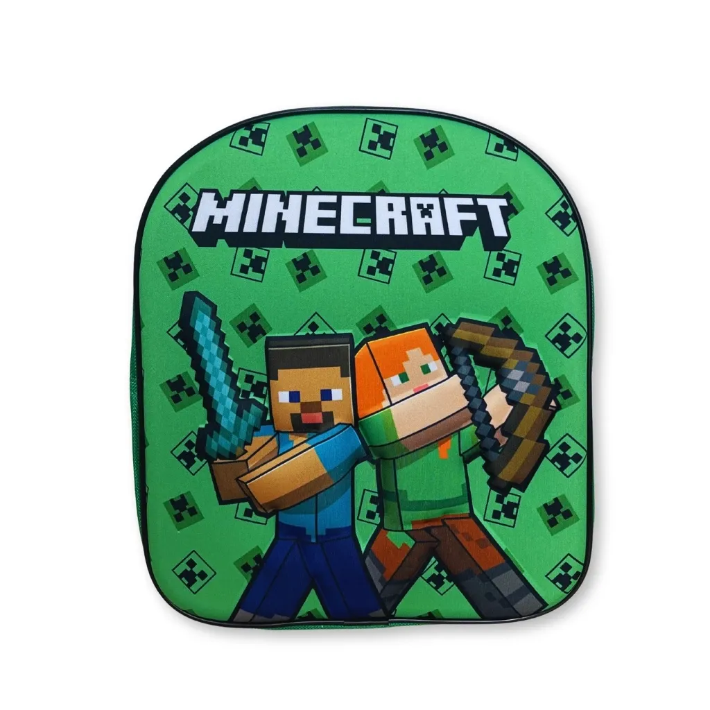 minecraft 3d dječji ruksak – block battlers - slika 2