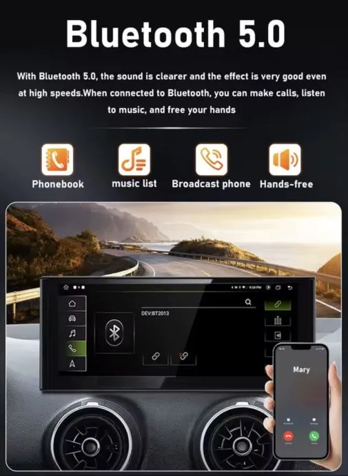 2din original android za audi a3 8v 2013-2020 multimedija radio kamera - slika 8