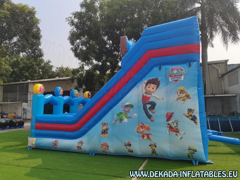 paw patrol operacija šapa tobogan na napuhavanje - 7m x 5m - slika 3