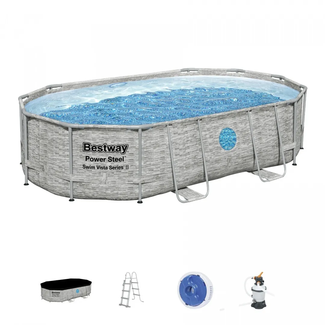 Montažni bazen 16 x 10 FT 488 x 305 x 107 cm Power Steel BESTWAY - Mursko Središće