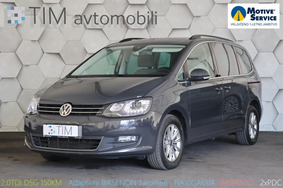 VW Sharan 2.0 TDI DSG Life 150KM Adapt.BIKSENON WEBASTO NAVI - Celje