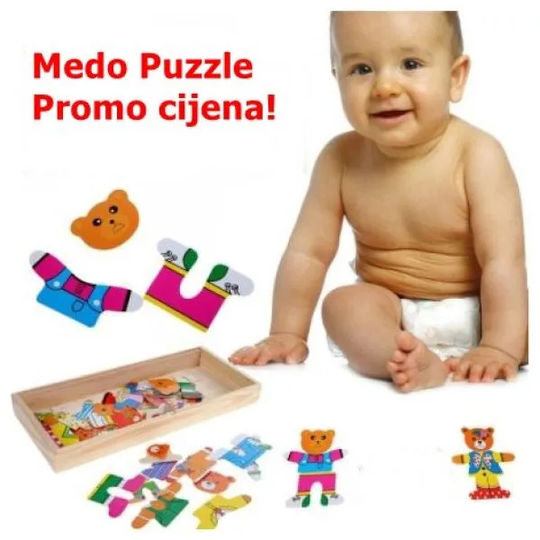 Medo puzzle oblačenje - Zagreb