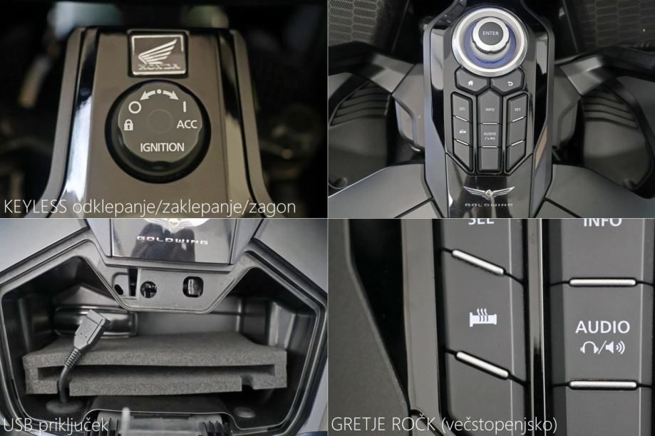 honda goldwing gl1800bd dct tourer led navi bluetooth tempomat, - slika 16