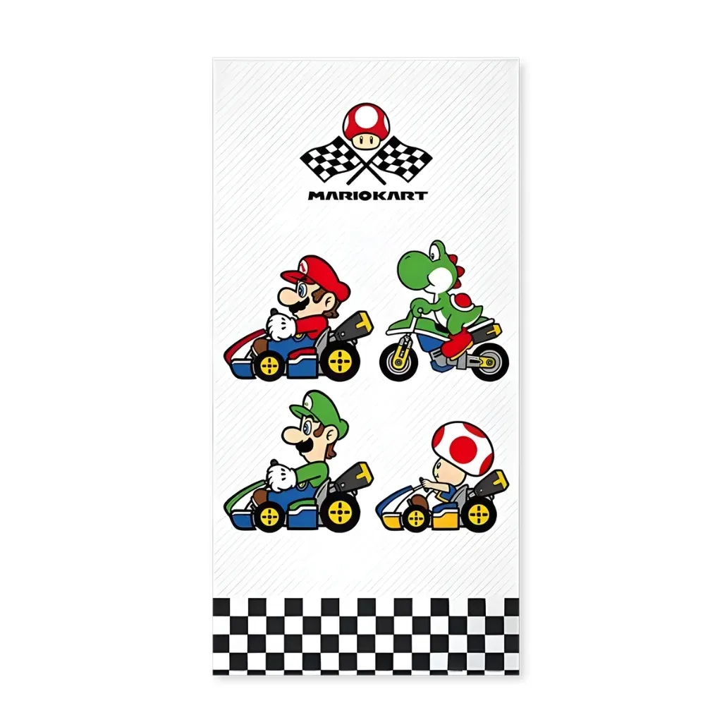 Super Mario ‘Grand Prix’ ručnik za plažu, 70×140 cm - Zagreb