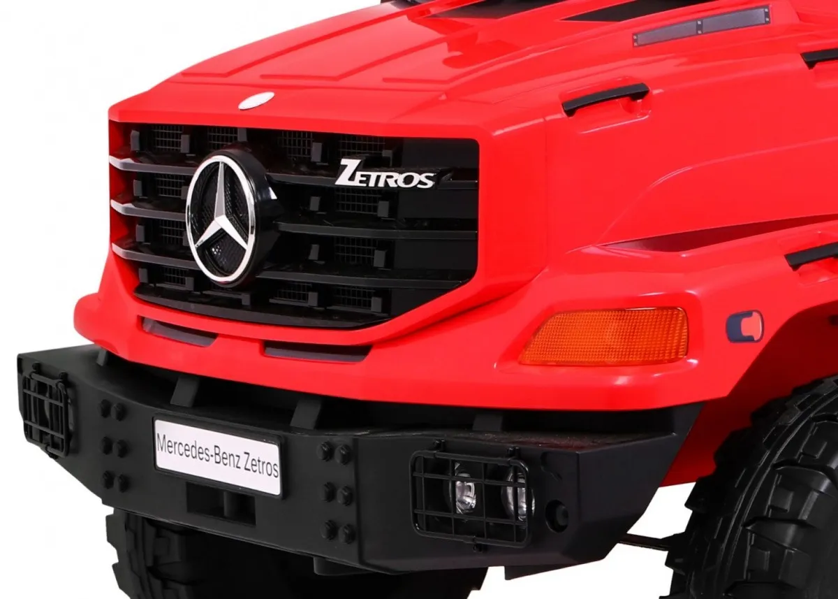 licencirani auto na akumultor mercedes benz zetros - crveni - slika 9