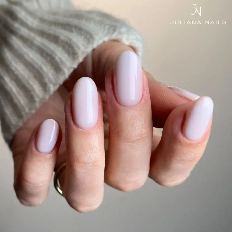 gel lak – rubber base gel – milky white - slika 2