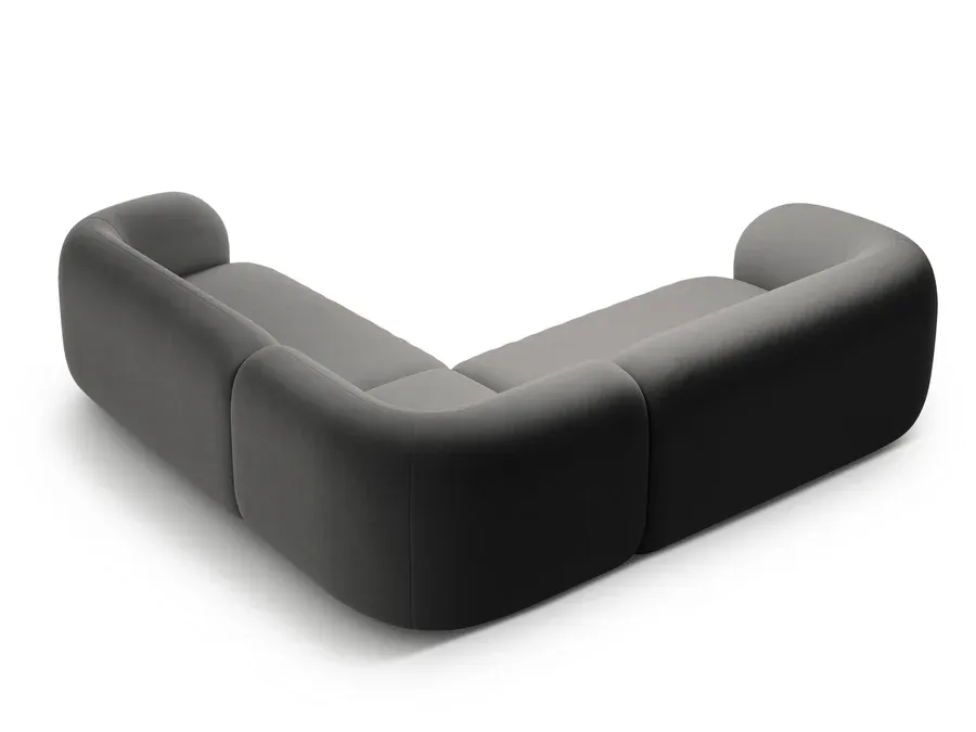 kutna garnitura kate 252x252cm, materijal: baršun - slika 3