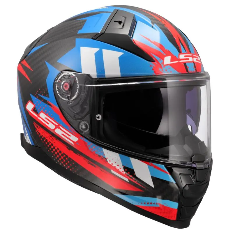 kaciga ls2 ff811 vector ii karbon tantic crveno-plava - slika 9