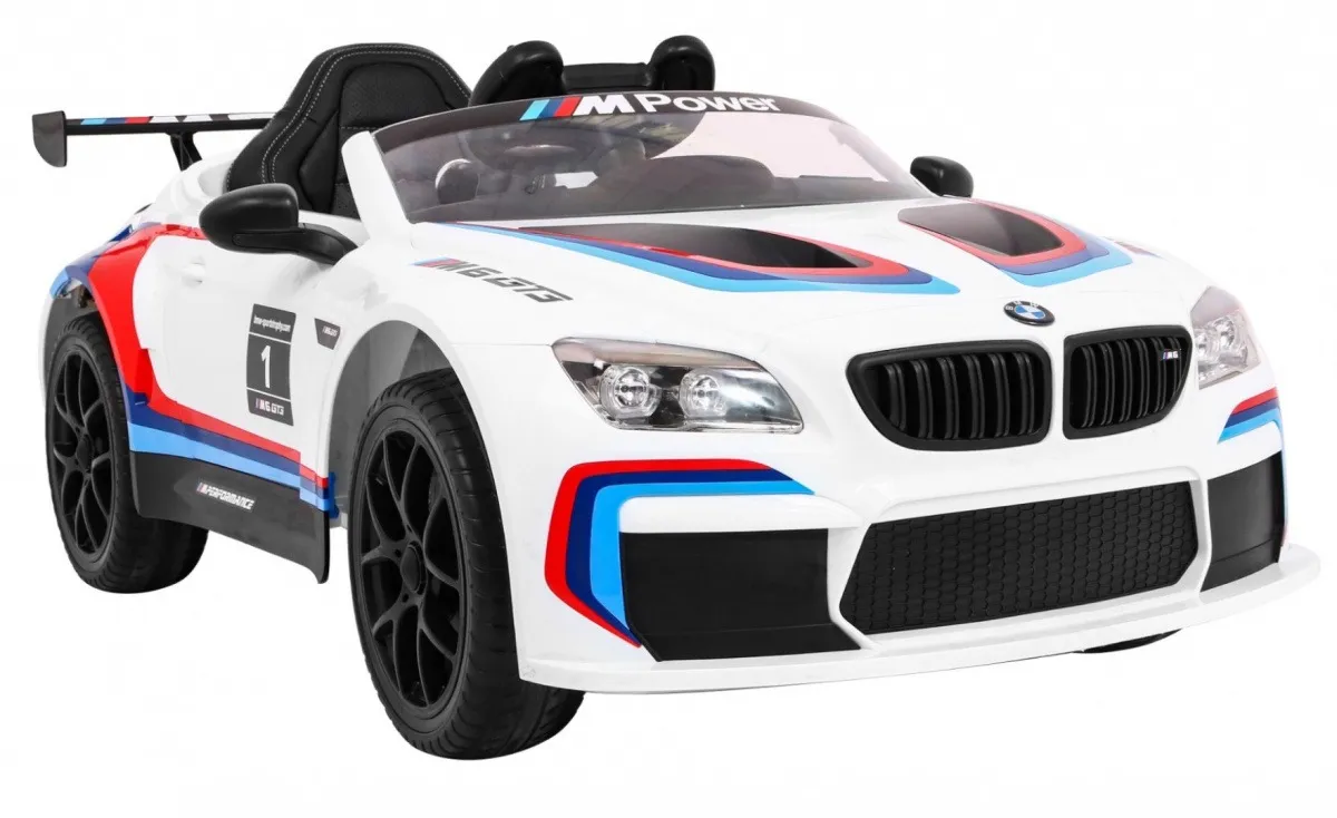 licencirani auto na akumulator bmw x6m - bijeli - slika 7