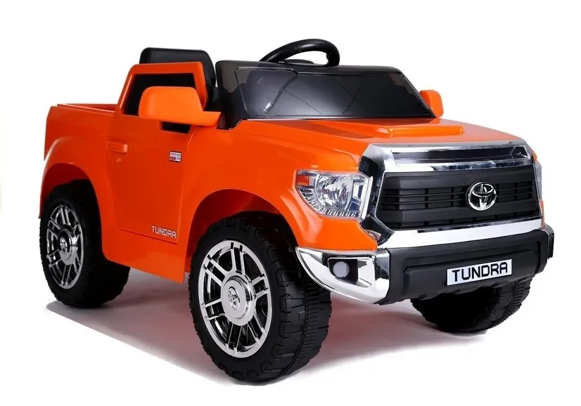 licencirani auto na akumulator toyota tundra - narančasti/lakirani - slika 4