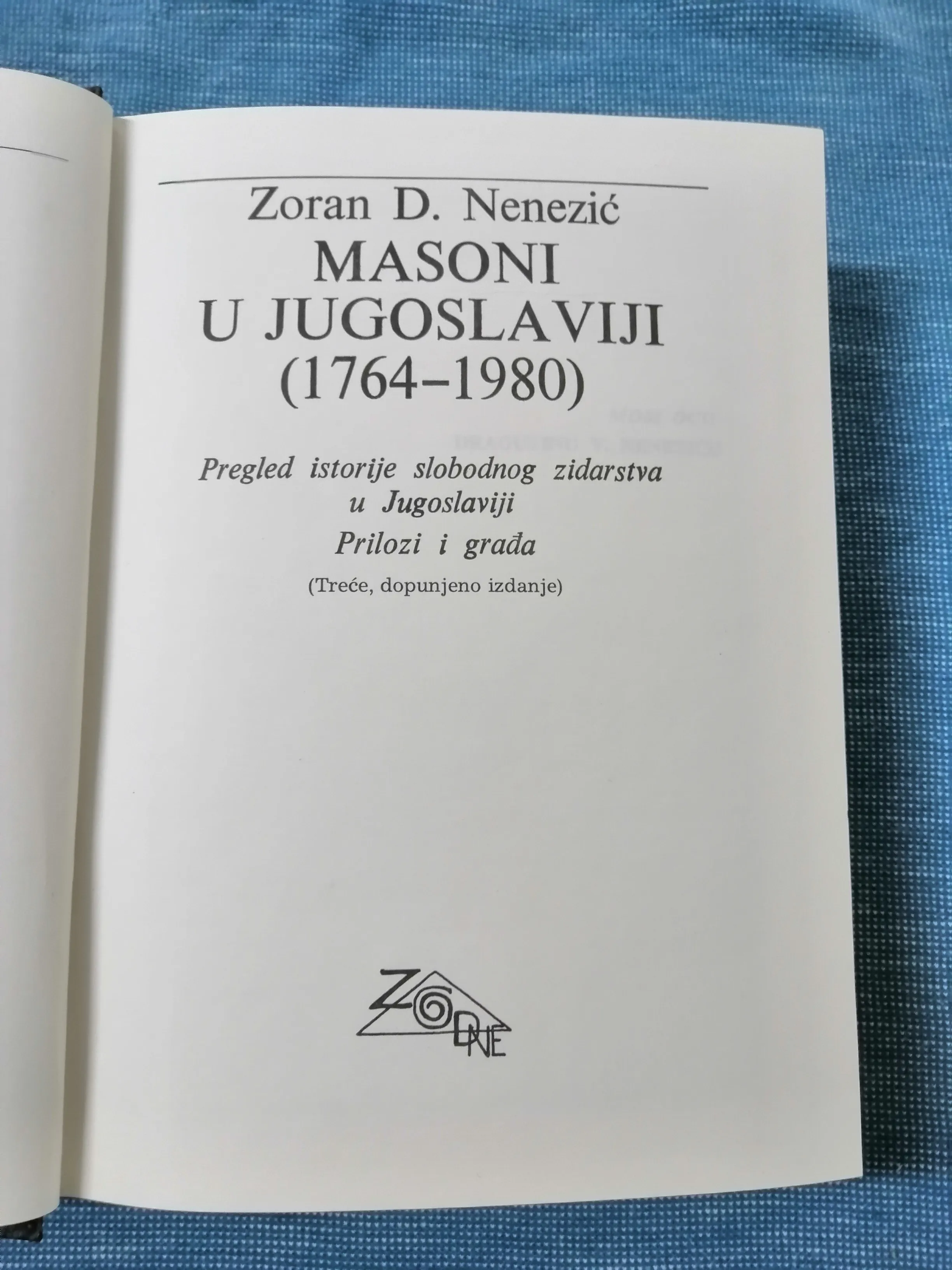 zoran d. nezić – masoni u jugoslaviji - slika 2