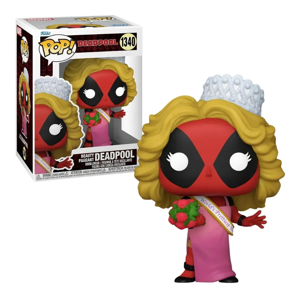 funko pop! marvel: deadpool – beauty pageant deadpool #1340 - slika 4
