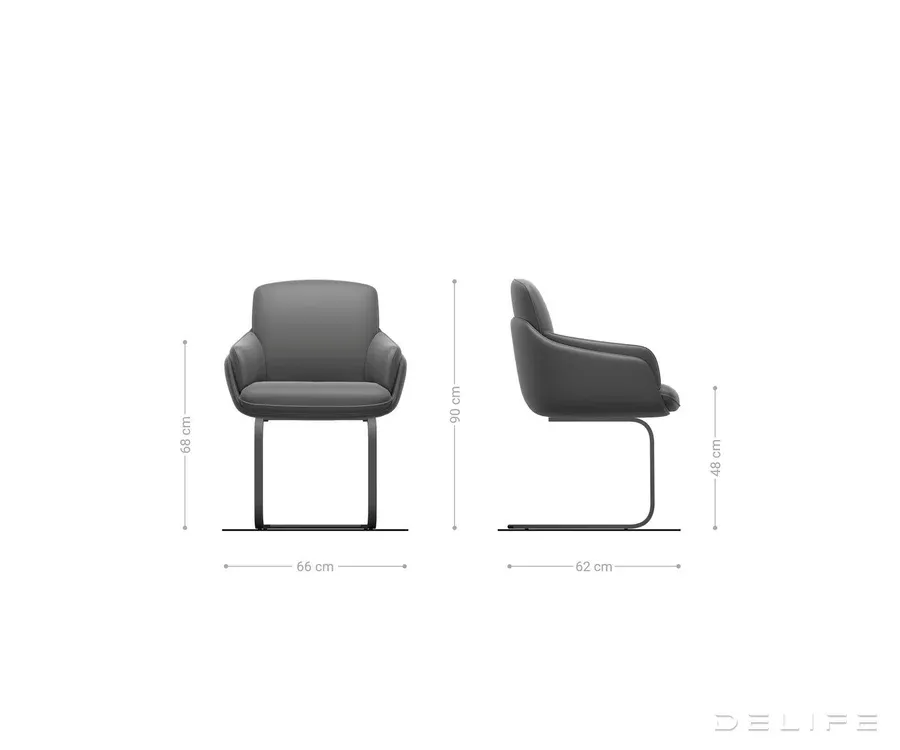 blagovaonska stolica luan, materijal: boucle/mikrofibra - slika 5