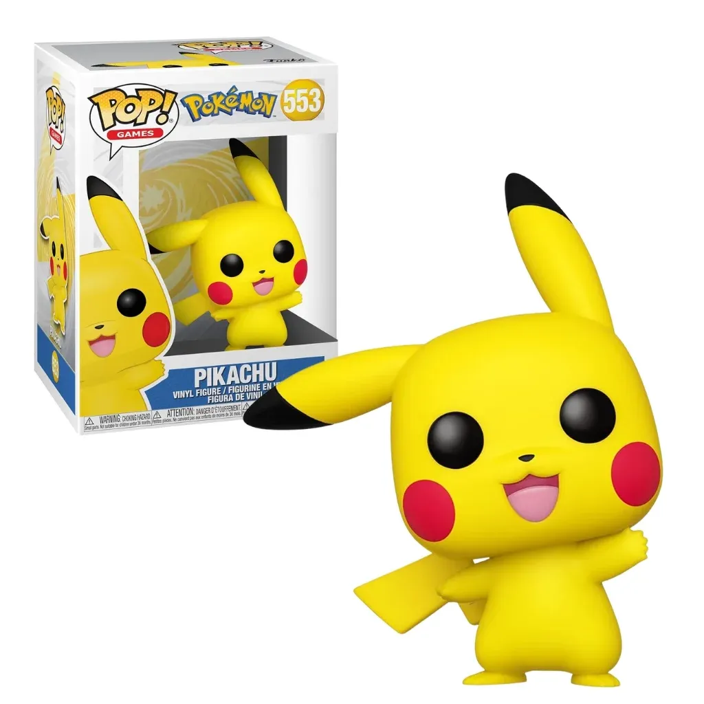 funko pop! games: pokémon – pikachu (waving) #553 - slika 3