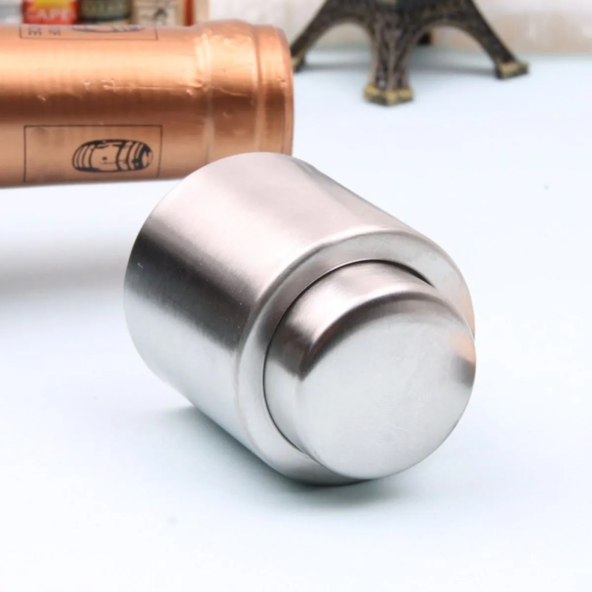 (3kom paket) zatvarač za boce silver cap - slika 4