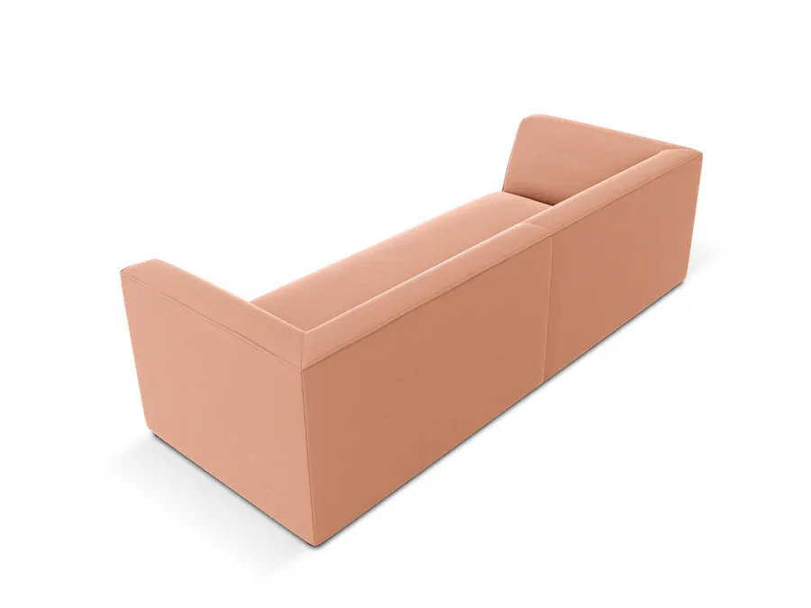 sofa ruby, 3 sjedala, 232x92cm, materijal: baršun - slika 3