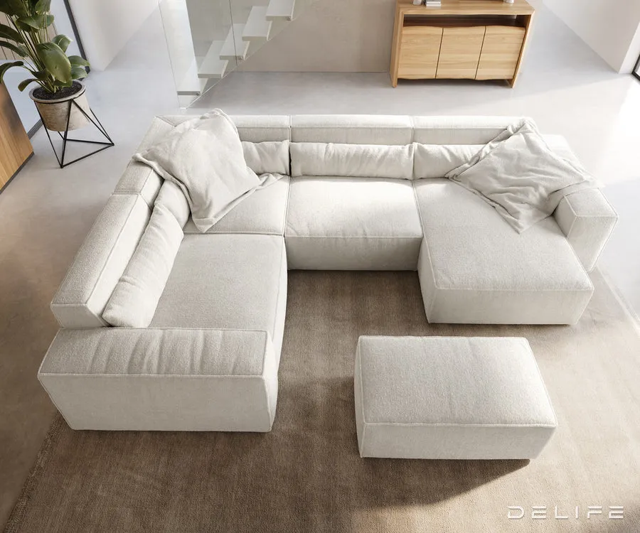 velika kutna garnitura sirpio 303x210cm, materijal: boucle - slika 3