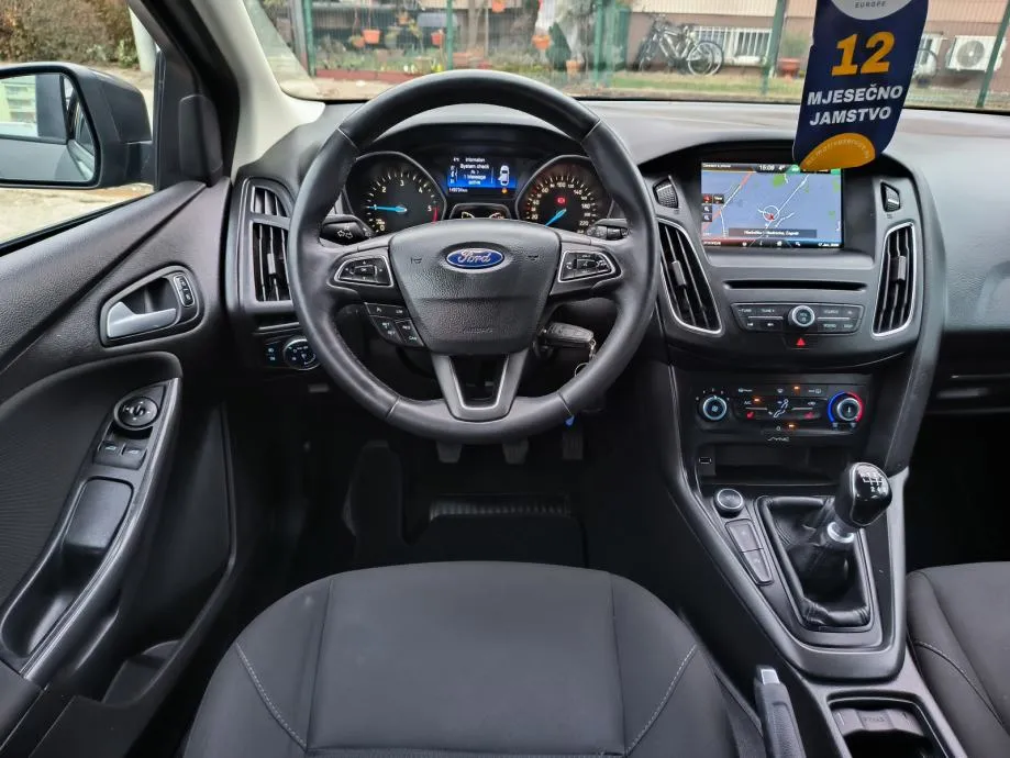 ford focus 1.5 tdci 105 ks, v. servis, jamstvo, reg. 1 godinu - slika 11